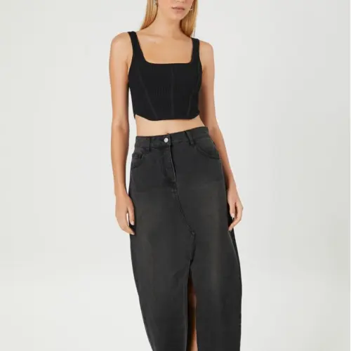 Top Crop estilo corset F21's photo #4